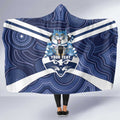 AFL Cats Football Personalised Hooded Blanket Final Geelong Premiers Trophy Aboriginal - Aussie Hoodie