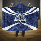 AFL Cats Football Personalised Hooded Blanket Final Geelong Premiers Trophy Aboriginal - Aussie Hoodie
