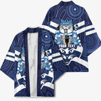 AFL Cats Football Personalised Kimono Final Geelong Premiers Trophy Aboriginal - Aussie Hoodie