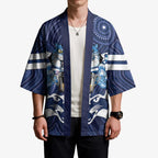 AFL Cats Football Personalised Kimono Final Geelong Premiers Trophy Aboriginal - Aussie Hoodie