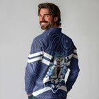 AFL Cats Football Personalised Long Sleeve Polo Shirt Final Geelong Premiers Trophy Aboriginal - Aussie Hoodie