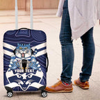 AFL Cats Football Personalised Luggage Cover Final Geelong Premiers Trophy Aboriginal - Aussie Hoodie