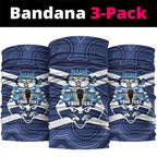 AFL Cats Football Personalised Neck Gaiter Final Geelong Premiers Trophy Aboriginal - Aussie Hoodie