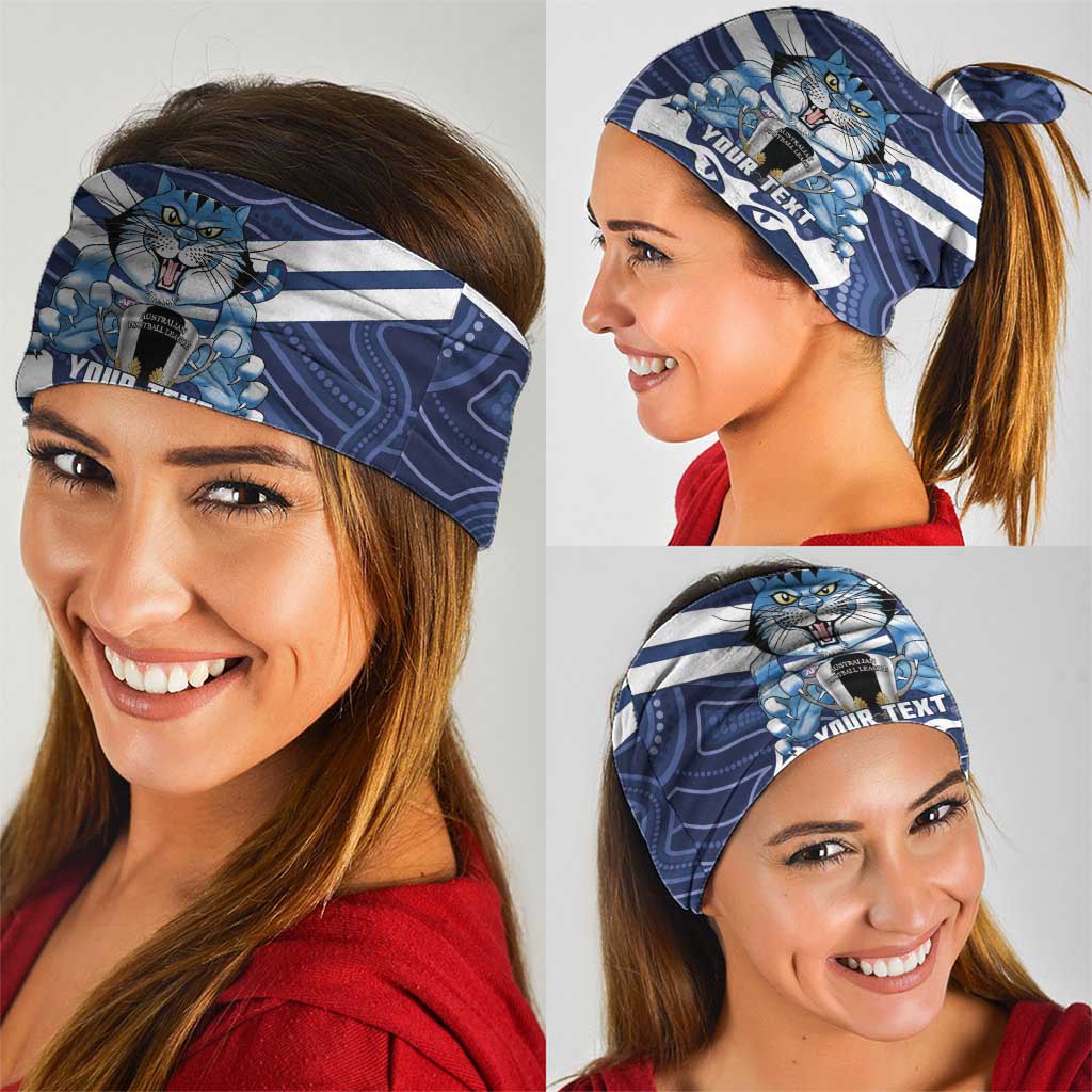 AFL Cats Football Personalised Neck Gaiter Final Geelong Premiers Trophy Aboriginal - Aussie Hoodie
