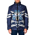 AFL Cats Football Personalised Padded Jacket Final Geelong Premiers Trophy Aboriginal - Aussie Hoodie