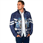 AFL Cats Football Personalised Padded Jacket Final Geelong Premiers Trophy Aboriginal - Aussie Hoodie