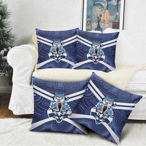 AFL Cats Football Personalised Pillow Cover Final Geelong Premiers Trophy Aboriginal - Aussie Hoodie