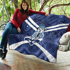 AFL Cats Football Personalised Quilt Final Geelong Premiers Trophy Aboriginal - Aussie Hoodie