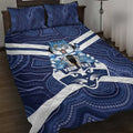 AFL Cats Football Personalised Quilt Bed Set Final Geelong Premiers Trophy Aboriginal - Aussie Hoodie