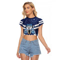 AFL Cats Football Personalised Raglan Cropped T Shirt Final Geelong Premiers Trophy Aboriginal - Aussie Hoodie