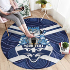AFL Cats Football Personalised Round Carpet Final Geelong Premiers Trophy Aboriginal - Aussie Hoodie