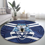 AFL Cats Football Personalised Round Carpet Final Geelong Premiers Trophy Aboriginal - Aussie Hoodie