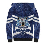 AFL Cats Football Personalised Sherpa Hoodie Final Geelong Premiers Trophy Aboriginal - Aussie Hoodie