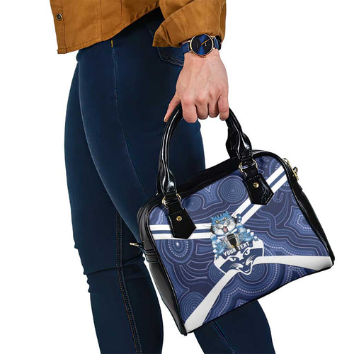 AFL Cats Football Personalised Shoulder Handbag Final Geelong Premiers Trophy Aboriginal - Aussie Hoodie