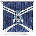AFL Cats Football Personalised Shower Curtain Final Geelong Premiers Trophy Aboriginal - Aussie Hoodie