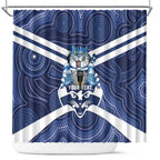 AFL Cats Football Personalised Shower Curtain Final Geelong Premiers Trophy Aboriginal - Aussie Hoodie