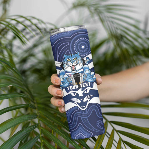 AFL Cats Football Personalised Skinny Tumbler Final Geelong Premiers Trophy Aboriginal - Aussie Hoodie