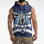 AFL Cats Football Personalised Sleeveless Hoodie Final Geelong Premiers Trophy Aboriginal - Aussie Hoodie