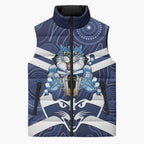 AFL Cats Football Personalised Sleeveless Puffer Jacket Final Geelong Premiers Trophy Aboriginal - Aussie Hoodie