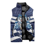 AFL Cats Football Personalised Sleeveless Puffer Jacket Final Geelong Premiers Trophy Aboriginal - Aussie Hoodie