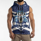 AFL Cats Football Personalised Sleeveless Zip Hoodie Final Geelong Premiers Trophy Aboriginal LT14
