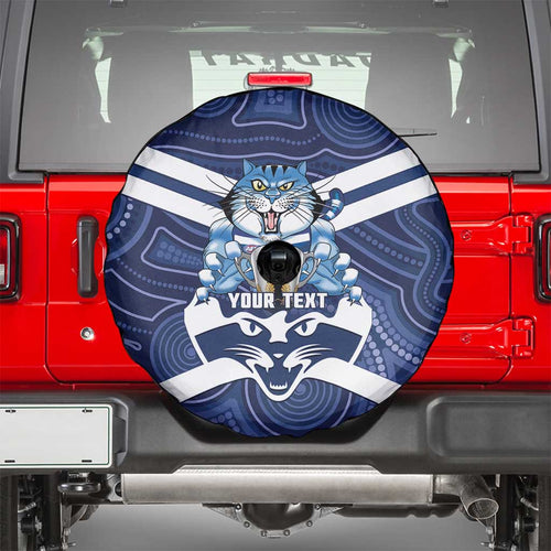 AFL Cats Football Personalised Spare Tire Cover Final Geelong Premiers Trophy Aboriginal - Aussie Hoodie