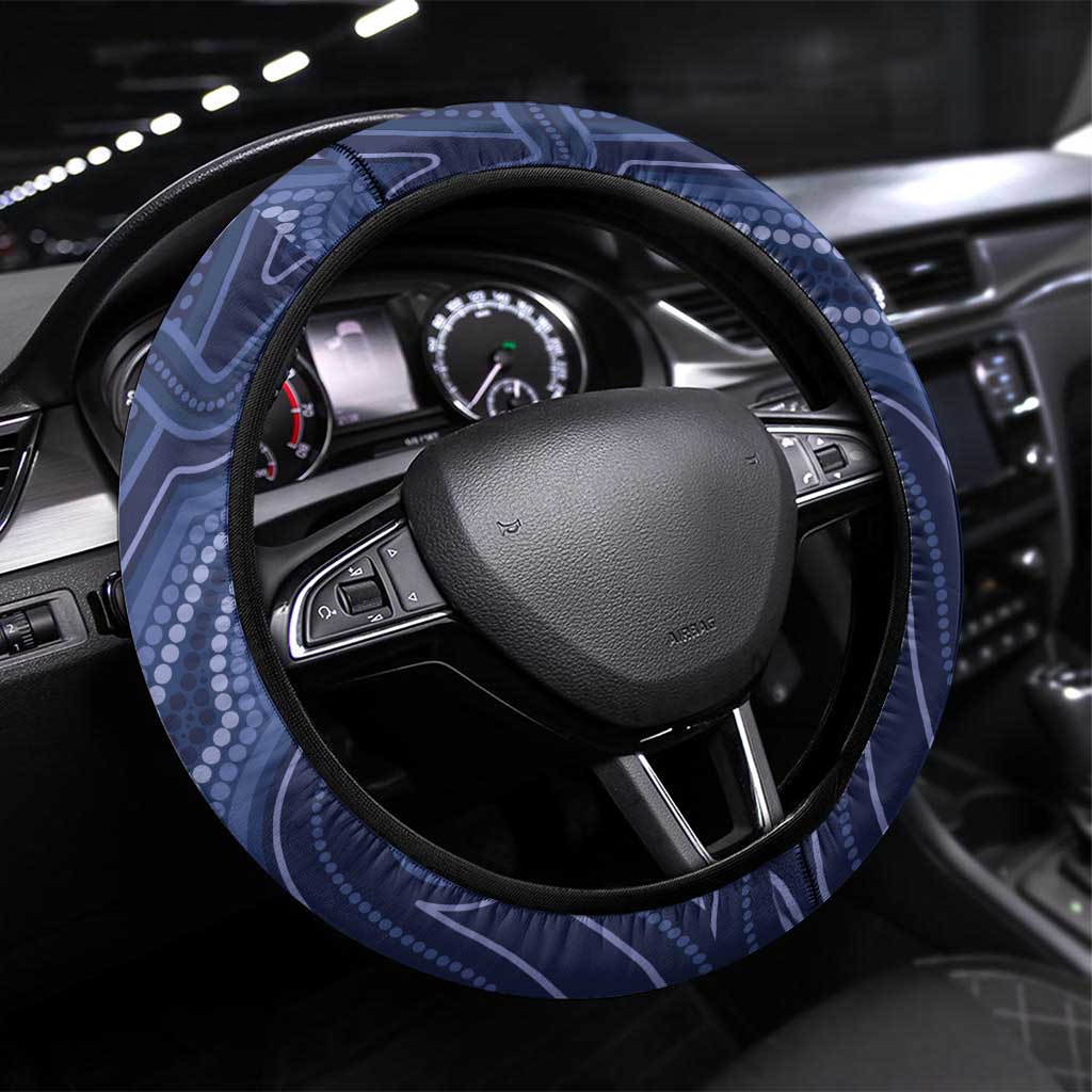 AFL Cats Football Steering Wheel Cover Final Geelong Premiers Trophy Aboriginal - Aussie Hoodie