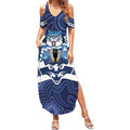 AFL Cats Football Personalised Summer Maxi Dress Final Geelong Premiers Trophy Aboriginal - Aussie Hoodie