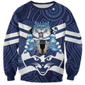 AFL Cats Football Personalised Sweatshirt Final Geelong Premiers Trophy Aboriginal - Aussie Hoodie