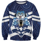 AFL Cats Football Personalised Sweatshirt Final Geelong Premiers Trophy Aboriginal - Aussie Hoodie