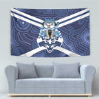 AFL Cats Football Personalised Tapestry Final Geelong Premiers Trophy Aboriginal - Aussie Hoodie