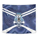 AFL Cats Football Personalised Tapestry Final Geelong Premiers Trophy Aboriginal - Aussie Hoodie