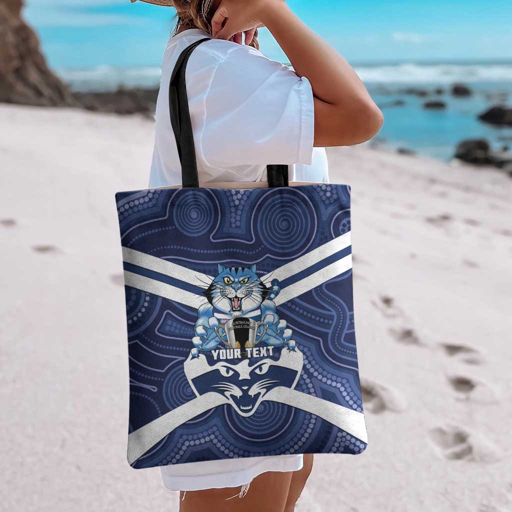 AFL Cats Football Personalised Tote Bag Final Geelong Premiers Trophy Aboriginal - Aussie Hoodie