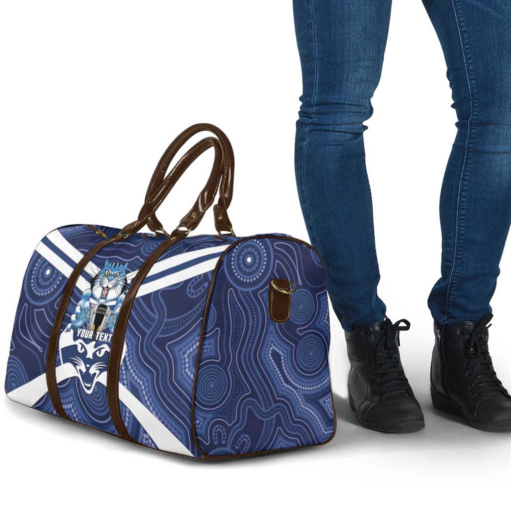 AFL Cats Football Personalised Travel Bag Final Geelong Premiers Trophy Aboriginal - Aussie Hoodie