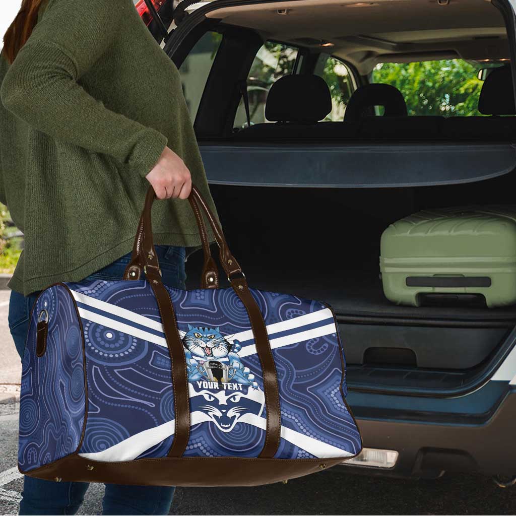 AFL Cats Football Personalised Travel Bag Final Geelong Premiers Trophy Aboriginal - Aussie Hoodie