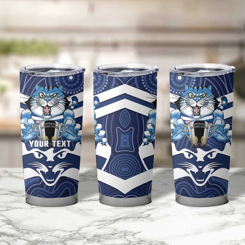 AFL Cats Football Personalised Tumbler Cup Final Geelong Premiers Trophy Aboriginal - Aussie Hoodie