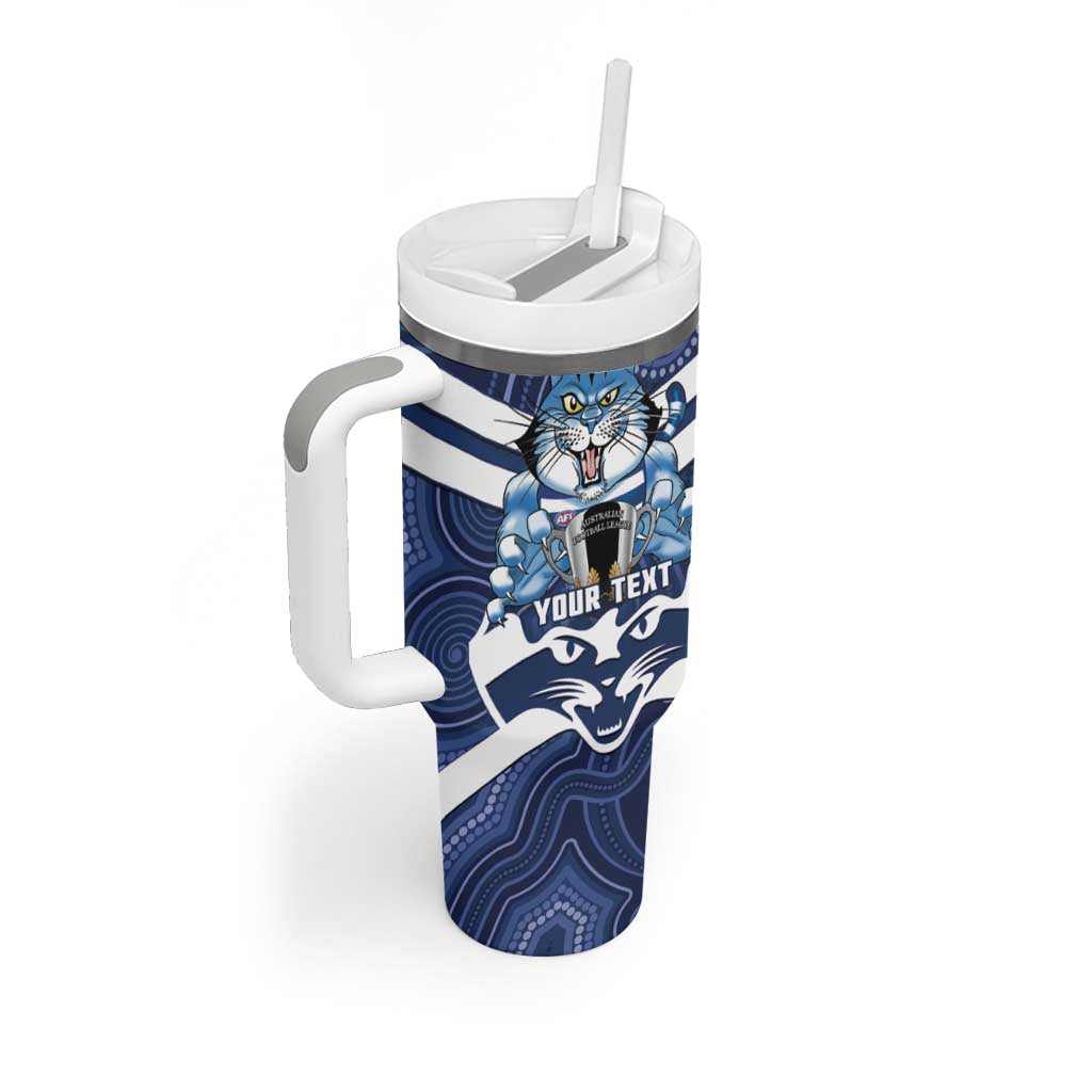 AFL Cats Football Personalised Tumbler With Handle Final Geelong Premiers Trophy Aboriginal - Aussie Hoodie