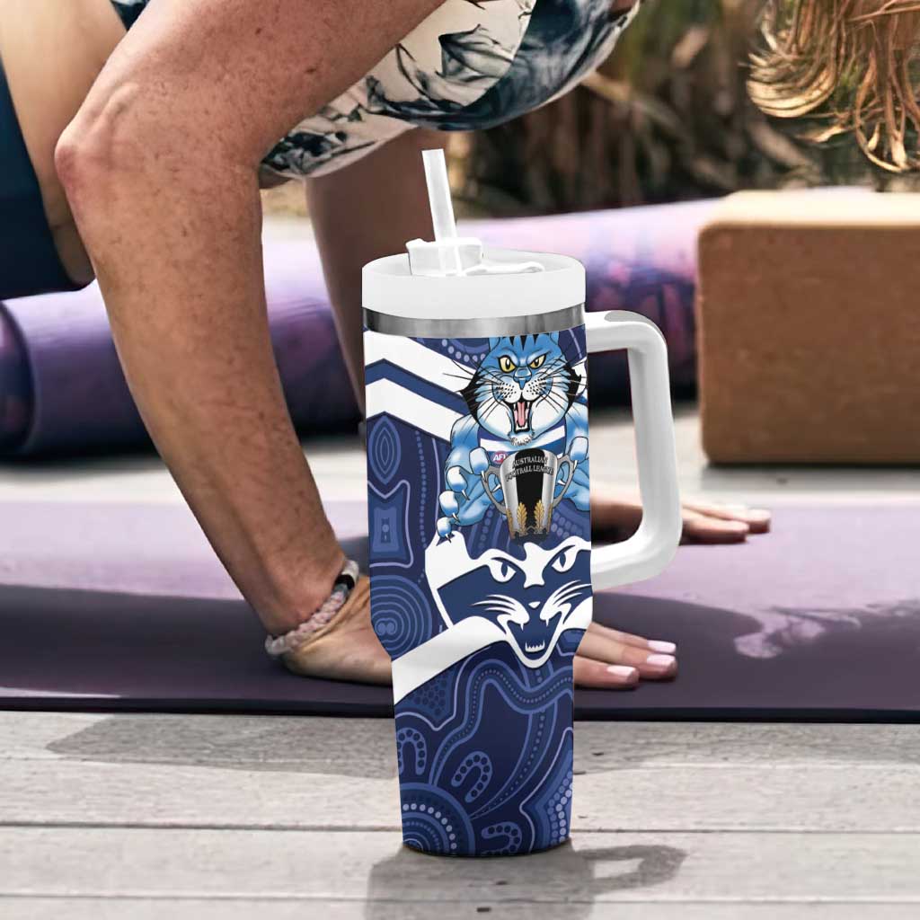 AFL Cats Football Personalised Tumbler With Handle Final Geelong Premiers Trophy Aboriginal - Aussie Hoodie