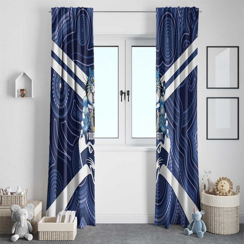 AFL Cats Football Personalised Window Curtain Final Geelong Premiers Trophy Aboriginal - Aussie Hoodie