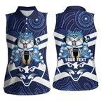 AFL Cats Football Personalised Women Sleeveless Polo Shirt Final Geelong Premiers Trophy Aboriginal - Aussie Hoodie
