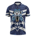AFL Cats Football Personalised Zipper Polo Shirt Final Geelong Premiers Trophy Aboriginal - Aussie Hoodie