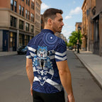 AFL Cats Football Personalised Zipper Polo Shirt Final Geelong Premiers Trophy Aboriginal - Aussie Hoodie