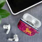AFL Lions Football Custom AirPods Case Brisbane Fight For Victory Indigenous Art - Aussie Hoodie