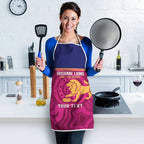 AFL Lions Football Custom Apron Brisbane Fight For Victory Indigenous Art - Aussie Hoodie