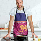 AFL Lions Football Custom Apron Brisbane Fight For Victory Indigenous Art - Aussie Hoodie
