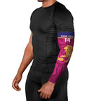 AFL Lions Football Custom Arm Sleeves Brisbane Fight For Victory Indigenous Art - Aussie Hoodie