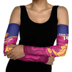 AFL Lions Football Custom Arm Sleeves Brisbane Fight For Victory Indigenous Art - Aussie Hoodie