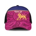 AFL Lions Football Baseball Net Cap Brisbane Fight For Victory Indigenous Art - Aussie Hoodie