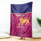 AFL Lions Football Custom Blanket Brisbane Fight For Victory Indigenous Art - Aussie Hoodie