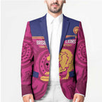 AFL Lions Football Custom Blazer Brisbane Fight For Victory Indigenous Art - Aussie Hoodie